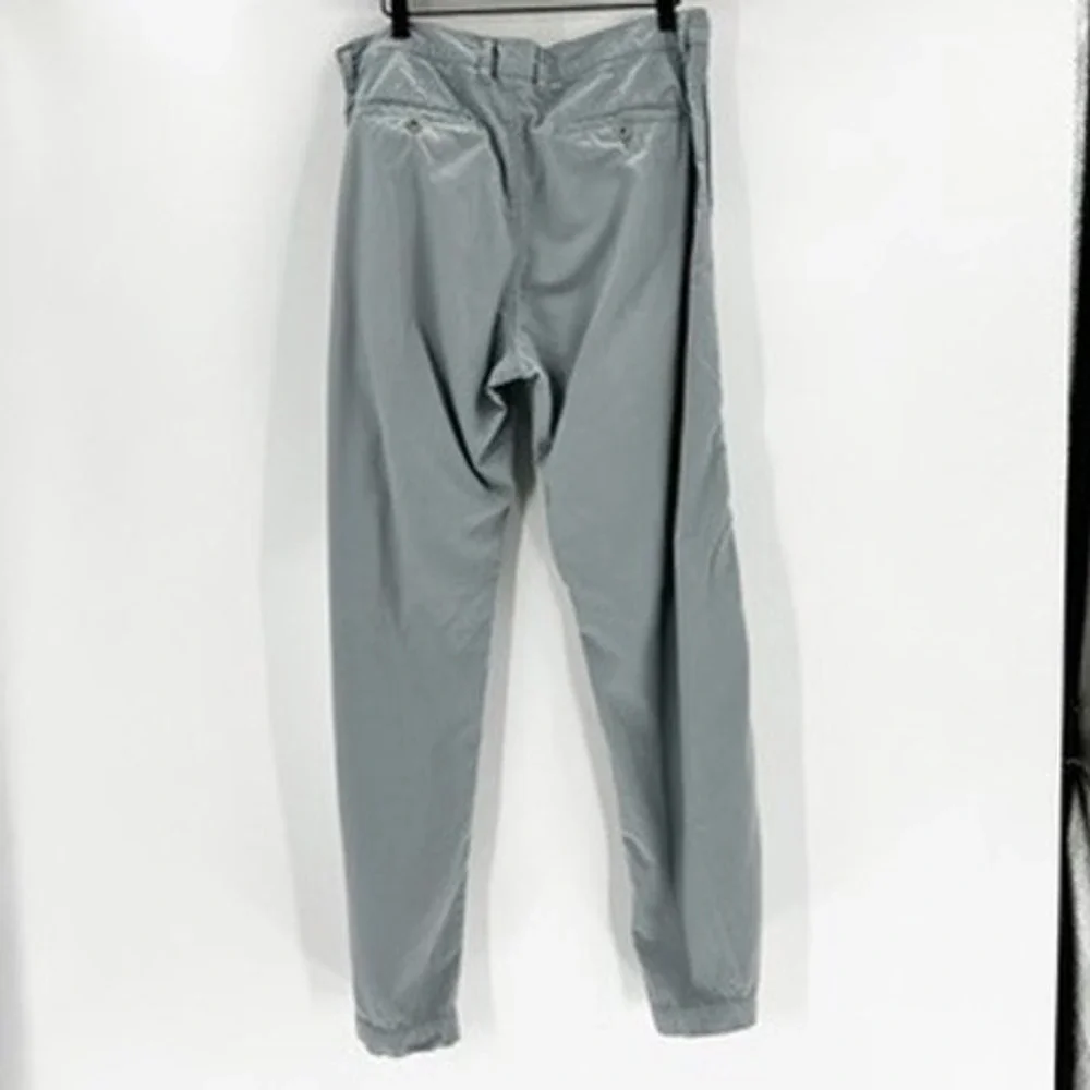 Banana Republic Chinos Mens 34R Light Blue Flat‎ Front Casual Pants